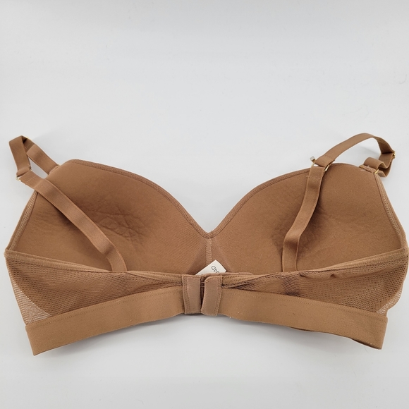 Lively beige t-shirt padded bra size 34D - Picture 2 of 3